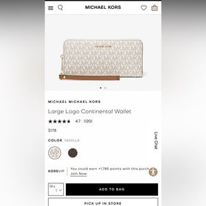 Michael Kors full size wallet